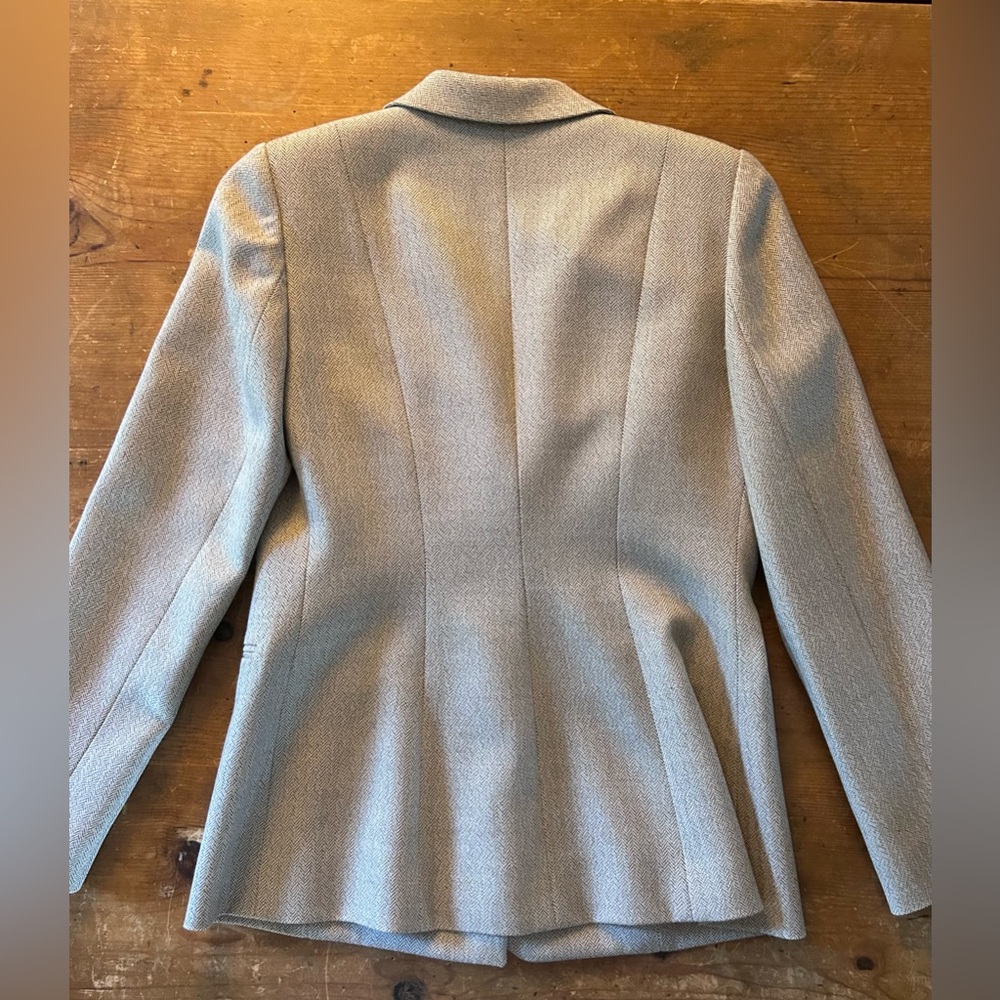 Excellent cond. Pure wool Frans Baviera Barcelona Alta Costura tweed blazer. - Picture 3 of 16